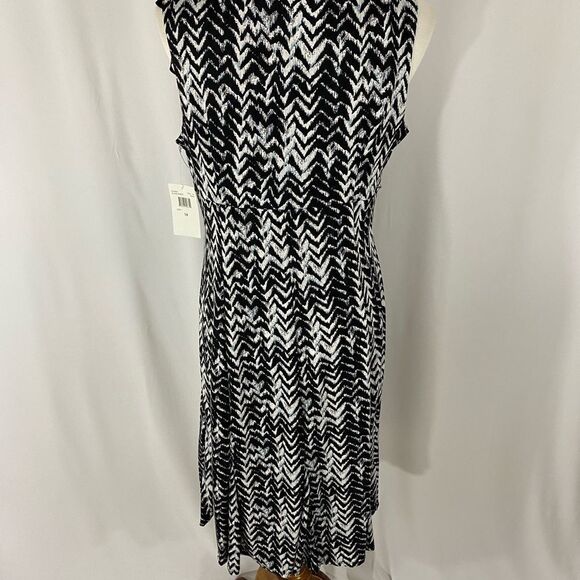 NWT Perception Black and White Dress - Picture 5 of 7